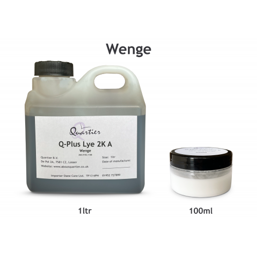 Quartier Q-plus Lye 2K Wenge 1ltr + 100ml Activator  260.0103.1100 (DC)